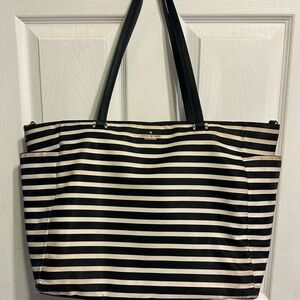 Kate Spade Black and White Tote Diaper Bag